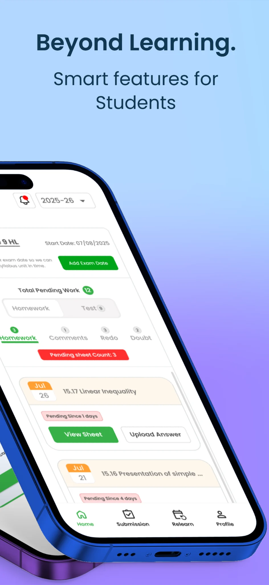 EduPlanet Student App interface